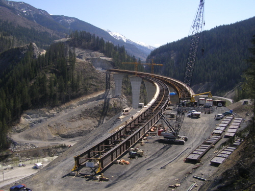 Kicking Horse Canyon New Park Bridge