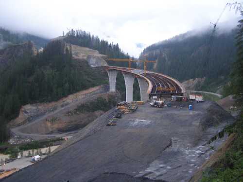 Kicking Horse Canyon New Park Bridge