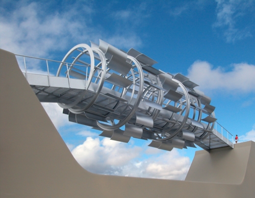 Wind Tunnel Footbridge