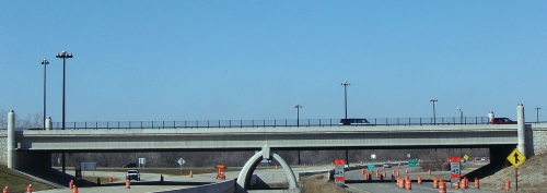 University Avenue Arched Pier Bridge over I-74