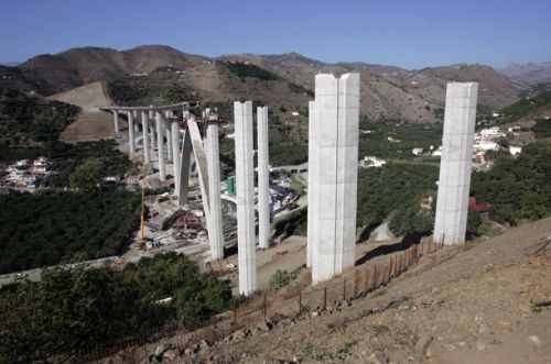 Motorway bridge at Almuñecar